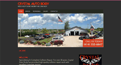 Desktop Screenshot of crystalautobodyinc.com